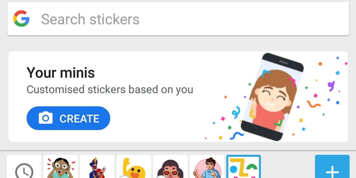 Transform your selfie into stickers with Google’s “Minis” feature in Gboard