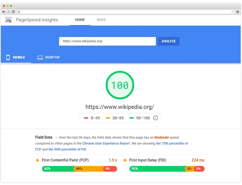 PageSpeed