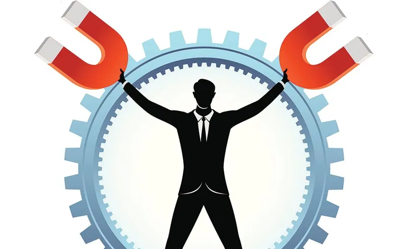 Leaders are immensely magnetic to attract people towards them. 
