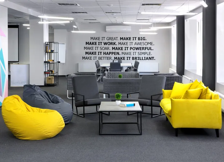 What do the boardroom layouts reveal about the company culture?