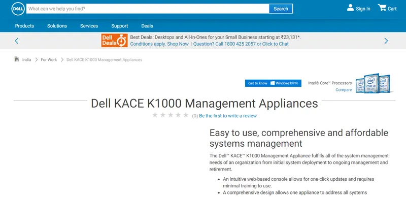 dellkace help desk software