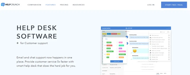 HelpCrunch software