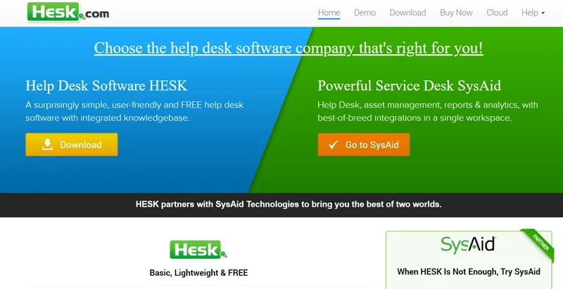 hesk help desk software