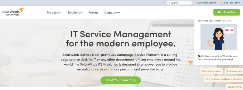 samanage help desk software