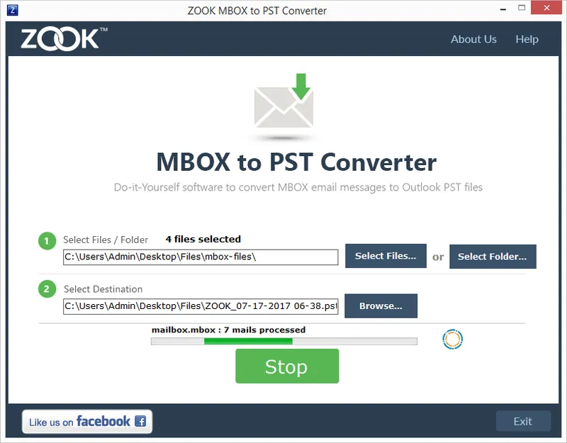 MBOX to PST Converter