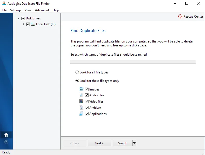 Auslogics Duplicate File Finder