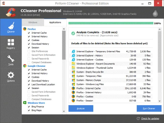 CCleaner Tuneup Utilities