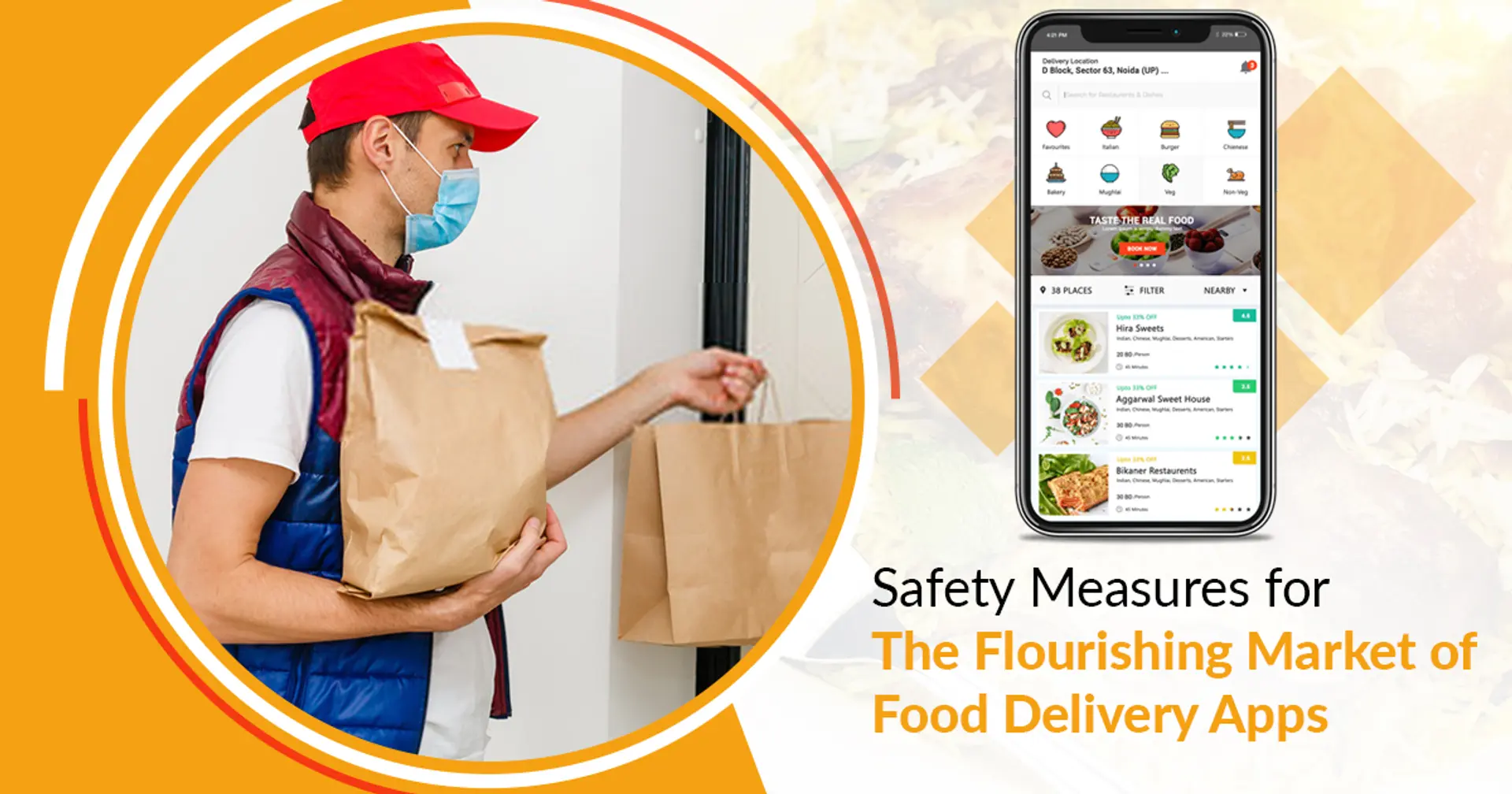 Safety Measures for the Flourishing Market of Food Delivery Apps