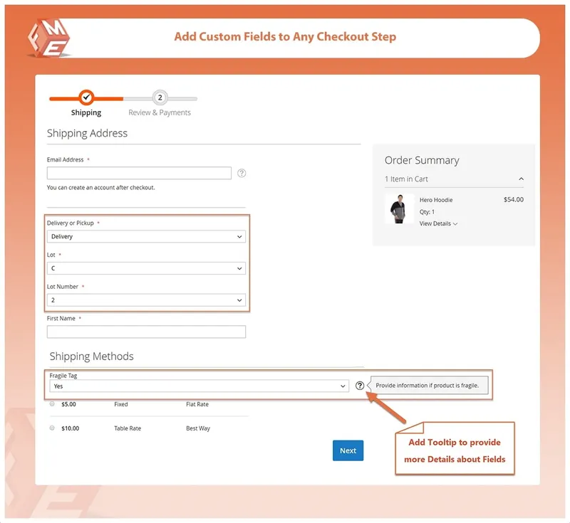 Magento 2 Add Field to Checkout