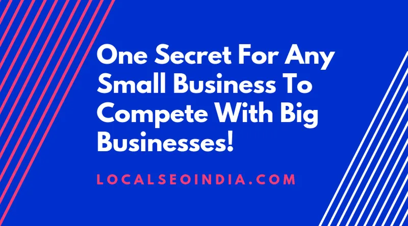 Local SEO For Small Business