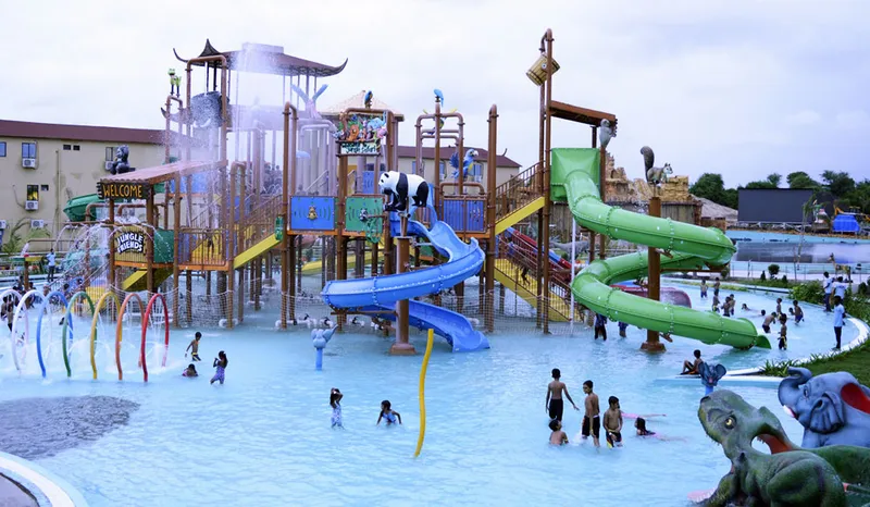 Enjoy at an Amusement Park