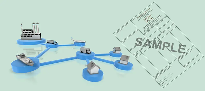 Invoice and Certificate of Origin Sample