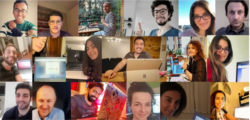 VoiceMed sub-team during EuVsVirus Hackathon on the weekend of 24th-26th April, 2020