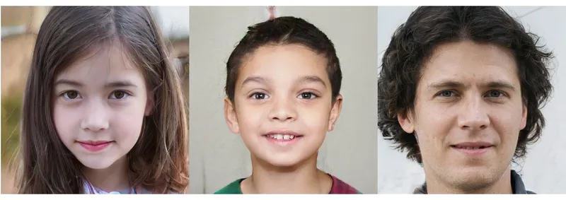 faces generated by NVIDIA’s progressive adversarial network