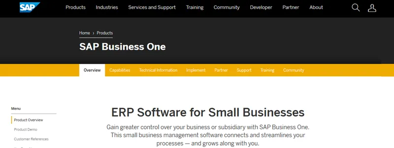 SAP Business One ERP