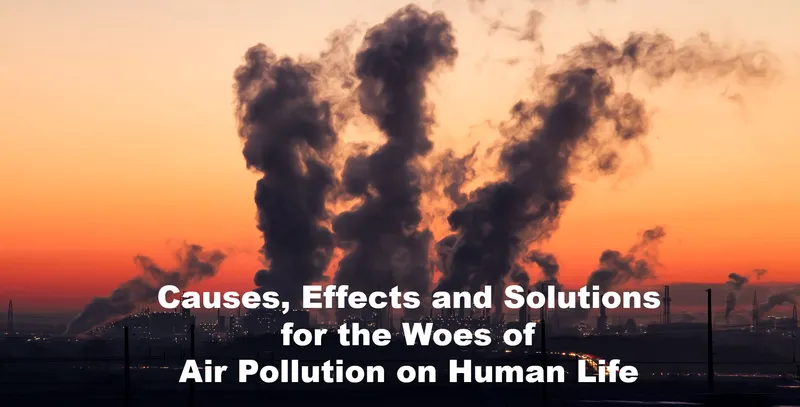 Causes, Effects, and Solutions for the Woes of Air Pollution on Human Life