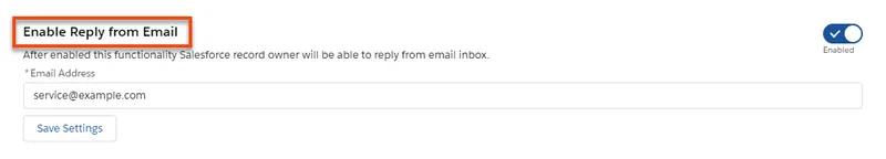 Reply from Email