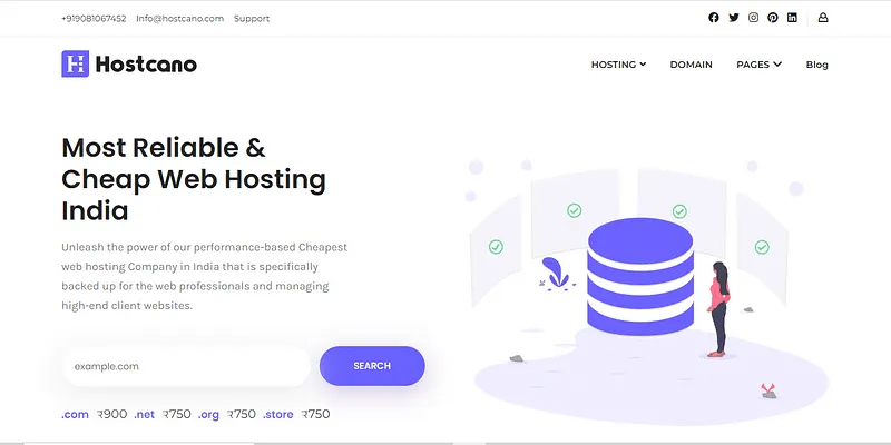 HostCano Webhosting India