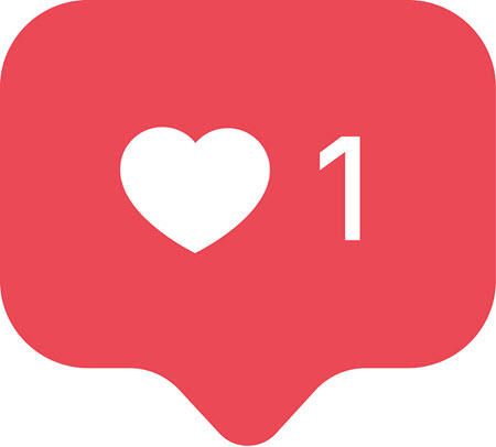 3d instagram like icon in circle modern style social media icons, instagram  like heart 3d logo in round ellipse, 3d heart love icon Stock Vector |  Adobe Stock