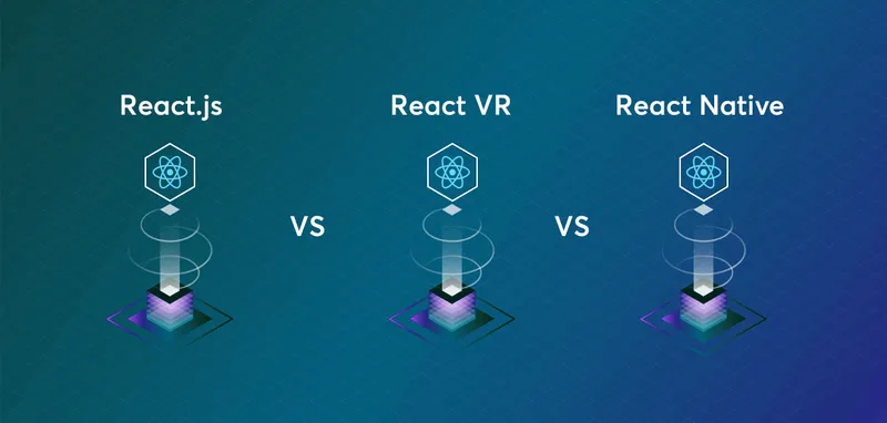 ReactJs vs React Native vs React VR