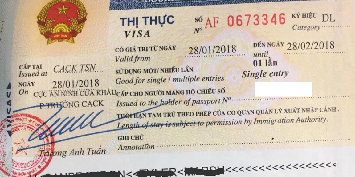 Vietnam has offered visa on arrival for Indians