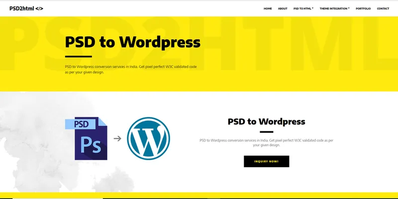 best psd to html companies