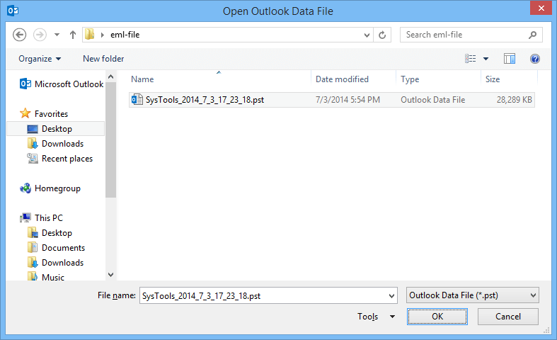 Как перенести eml файлы в ms outlook