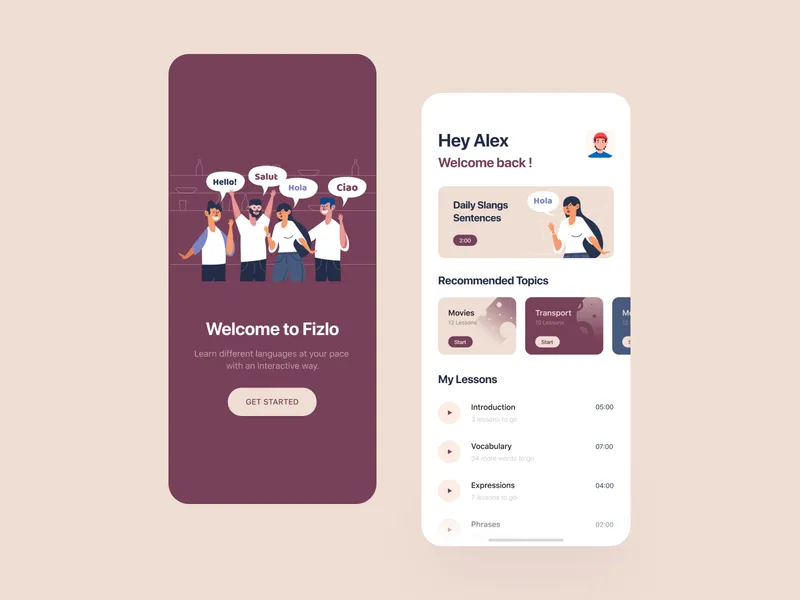 Illustrations and UI Design by Adarsh Goldar