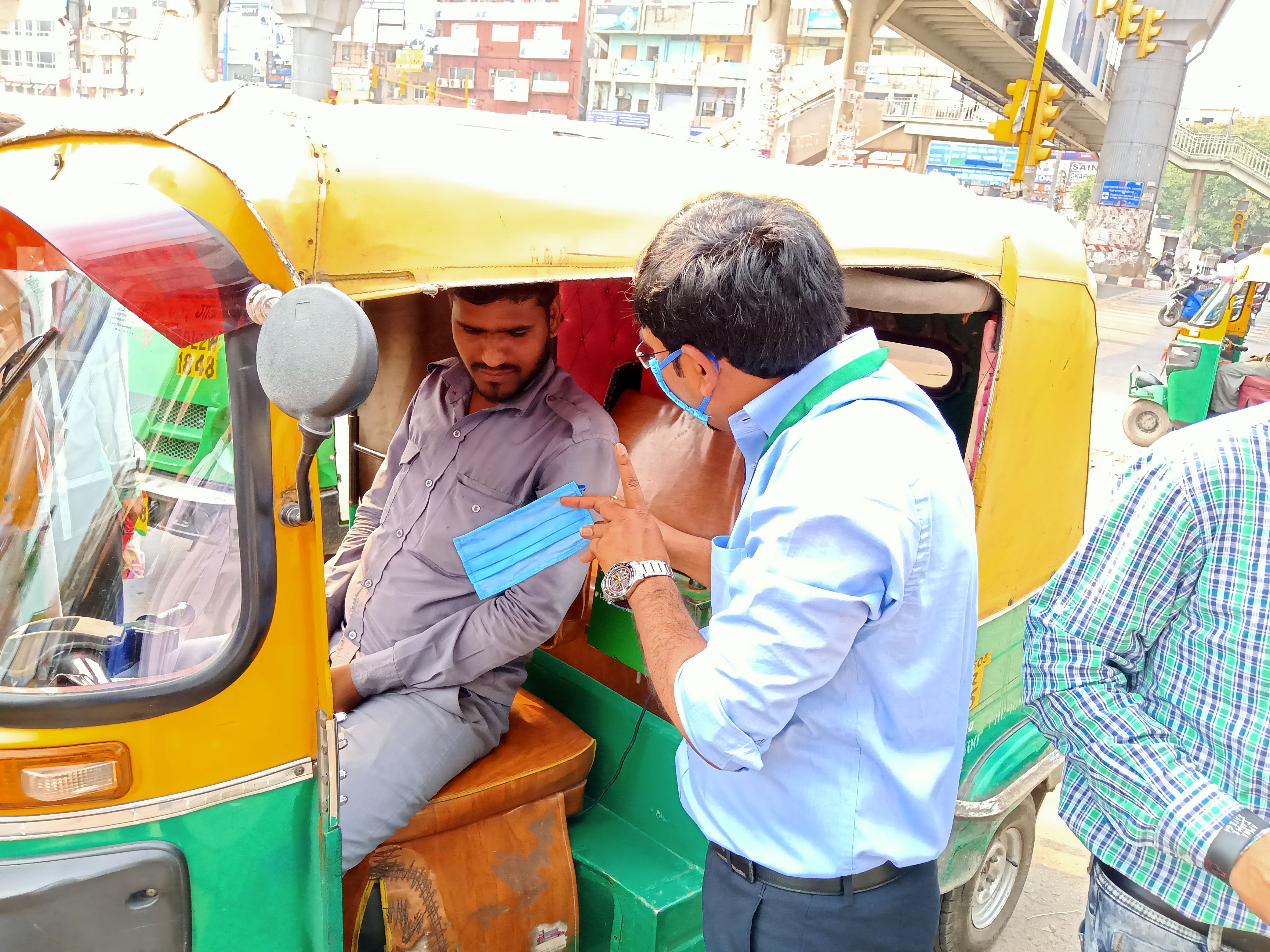 Free Mask distribution to poor people