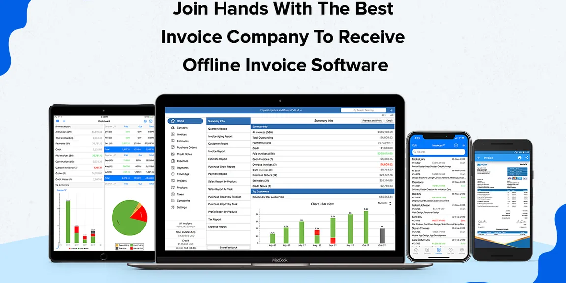 Join Hands With The Best Invoice Company To Receive Offline Invoice Software