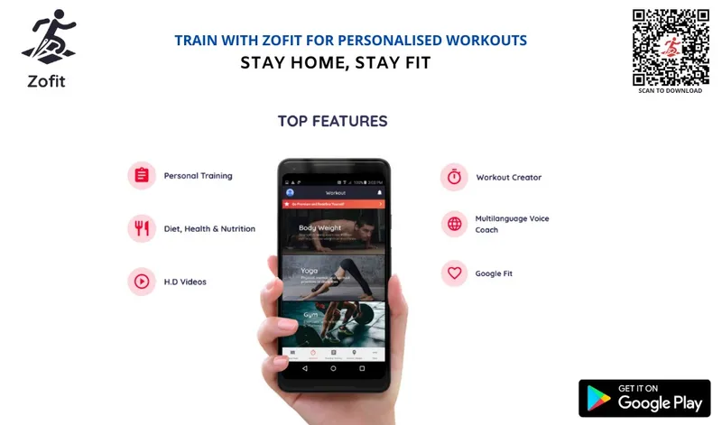 Stay home, stay fit with Zofit