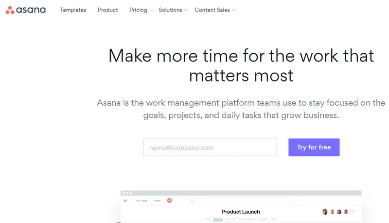 Work management platform for employees