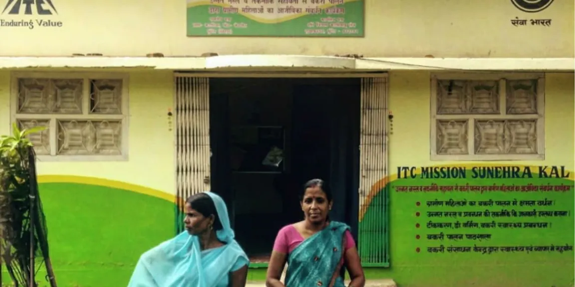 Women Working As Goat Nurses in Rural Areas Of Munger, Bihar