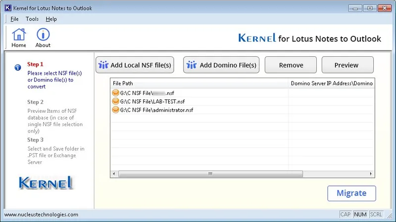 convert nsf to pst