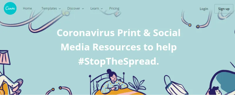 Canva #StopTheSpread