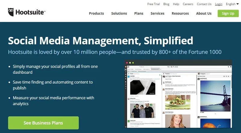 Online marketing tools - Hootsuite