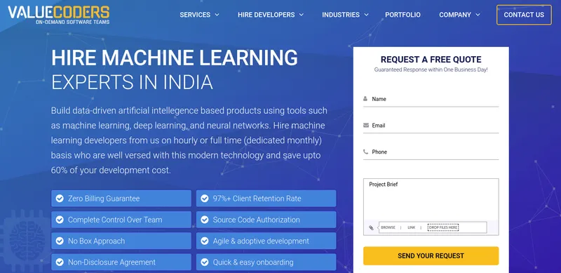 Top Machine Learning Development Company