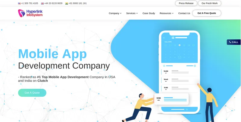 The Best Mobile App Development Company in India and USA 