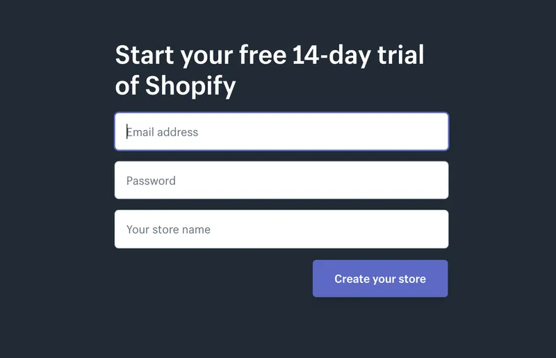 Shopify Opt-in Form