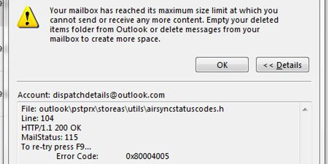 How to Fix Outlook Data File has Reached the Maximum Size Error