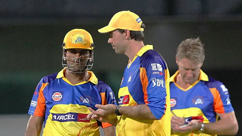 CSK Head Coach Stephen Fleming