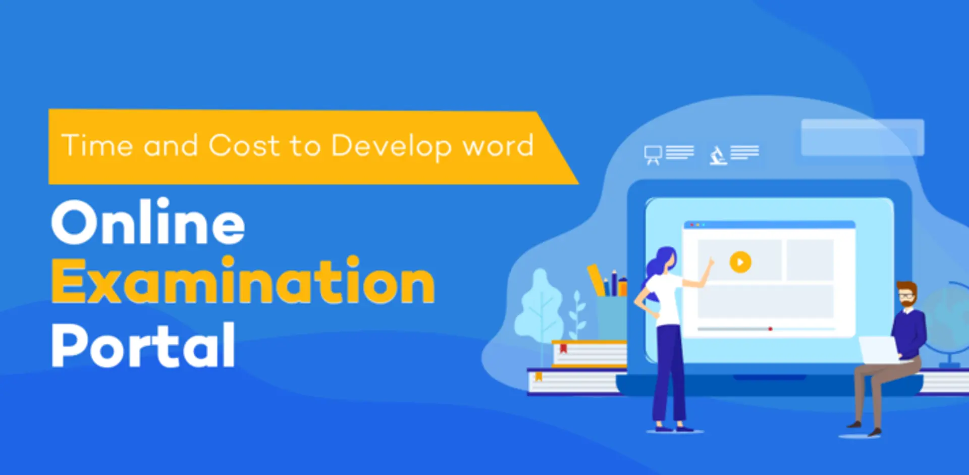 Time and cost to develop an online examination portal