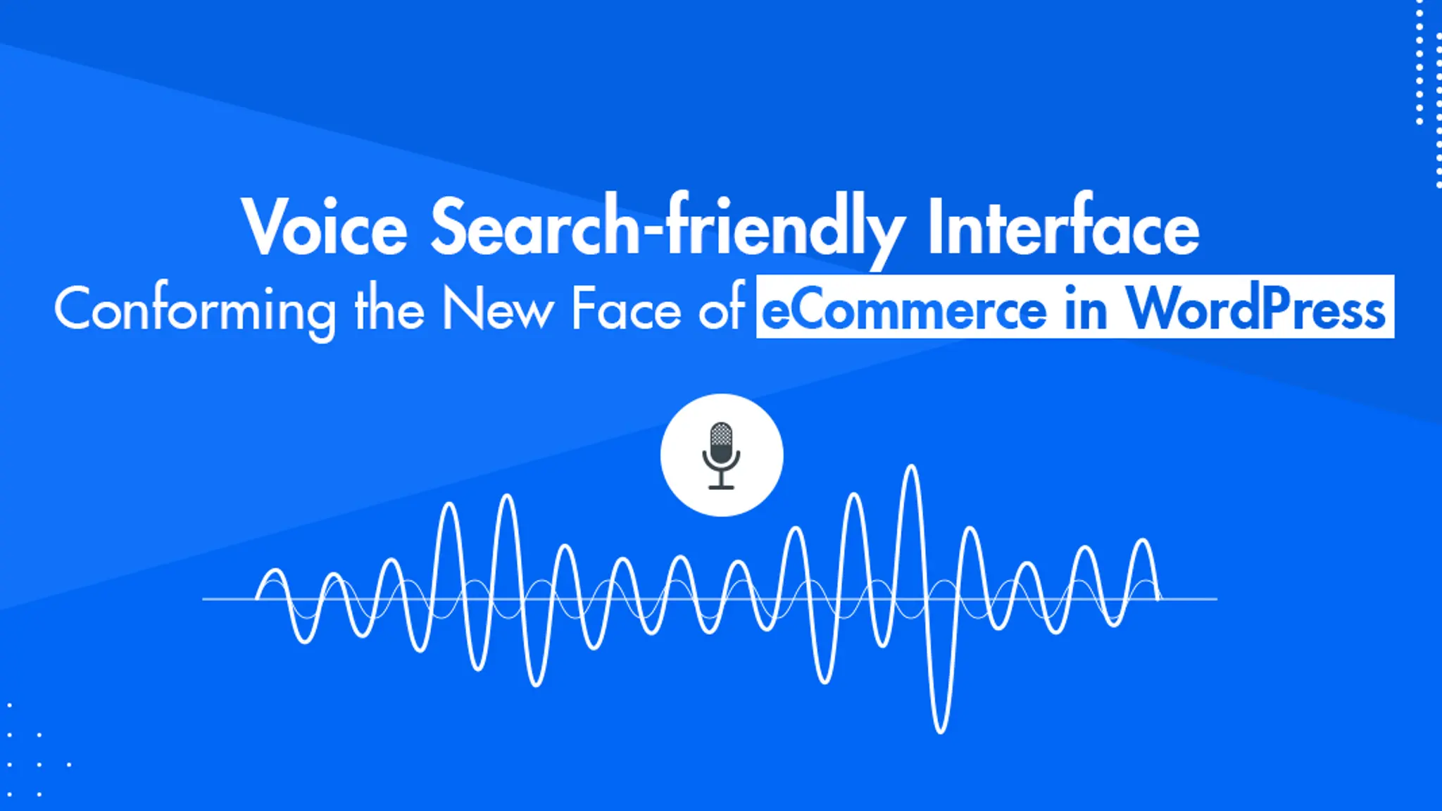 Voice Search-friendly Interface: Conforming the New Face of eCommerce ...