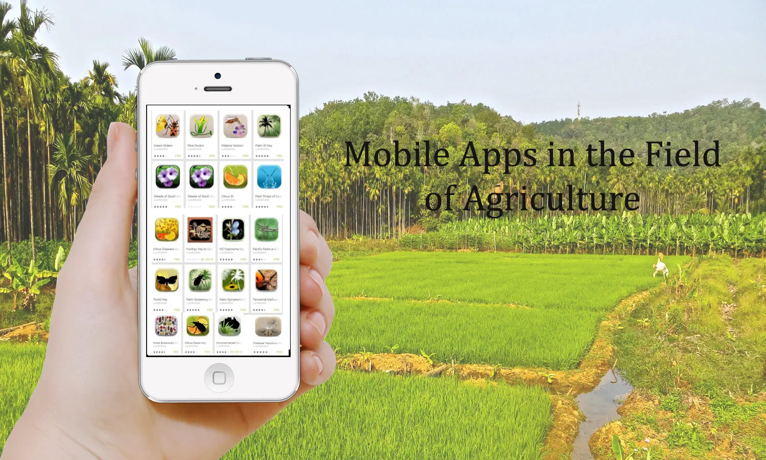 The use of mobile apps in the field of Agriculture is in ...