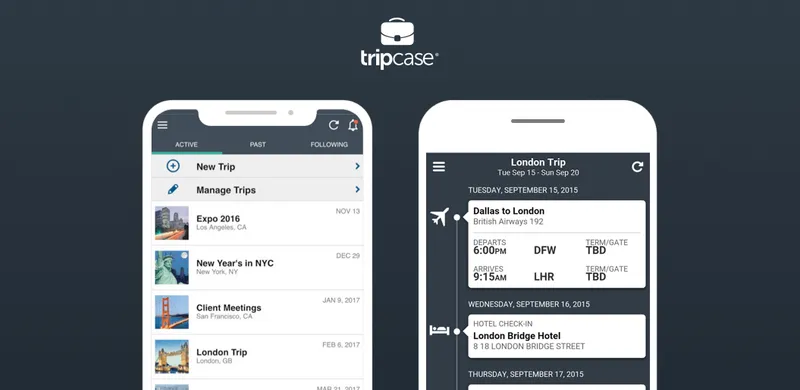 TripCase Travel Mobile App