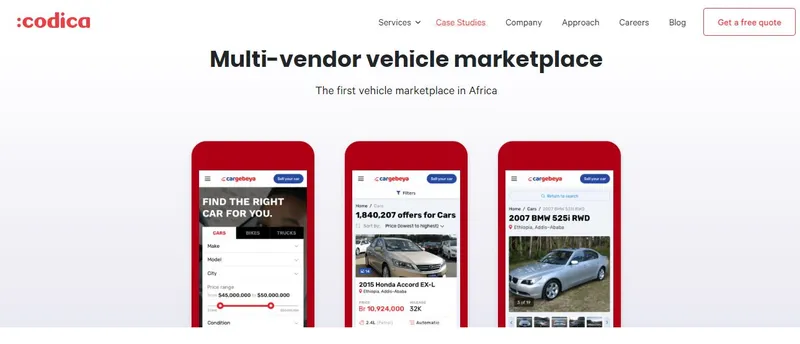 codica vehicle marketplace