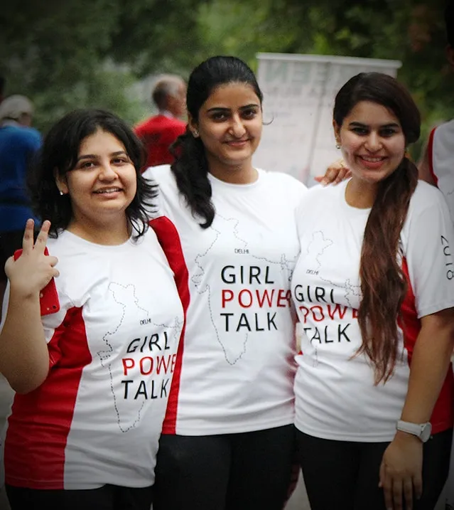 Rachita Sharma and Girl Power Talk team members