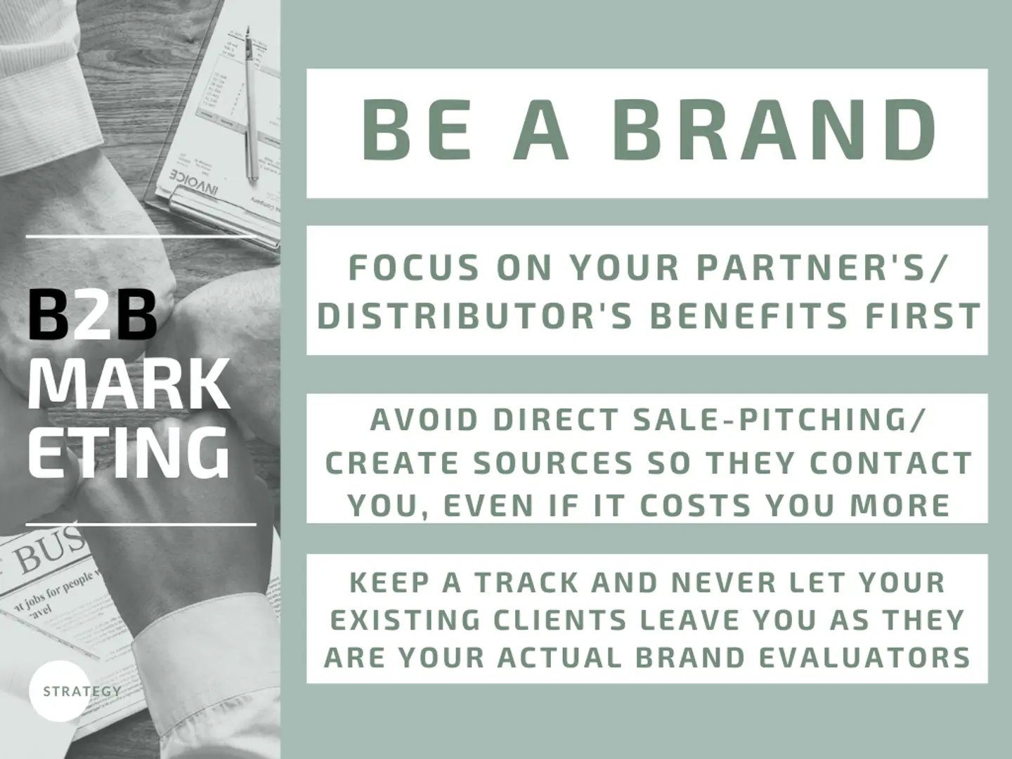 The Best Marketing Strategies : B2B Business India