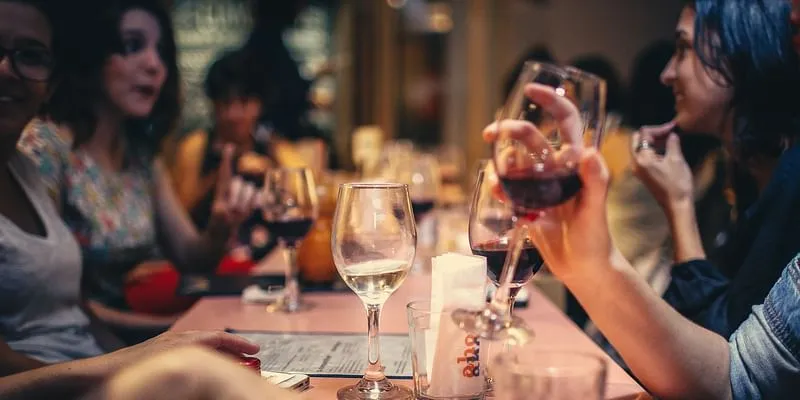 Happy Hour at a restaurant