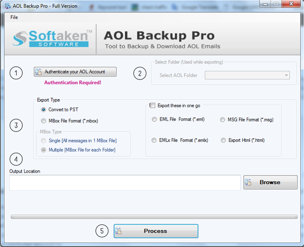 AOL Backup